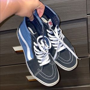 Vans Old School Blue & Black Hightops